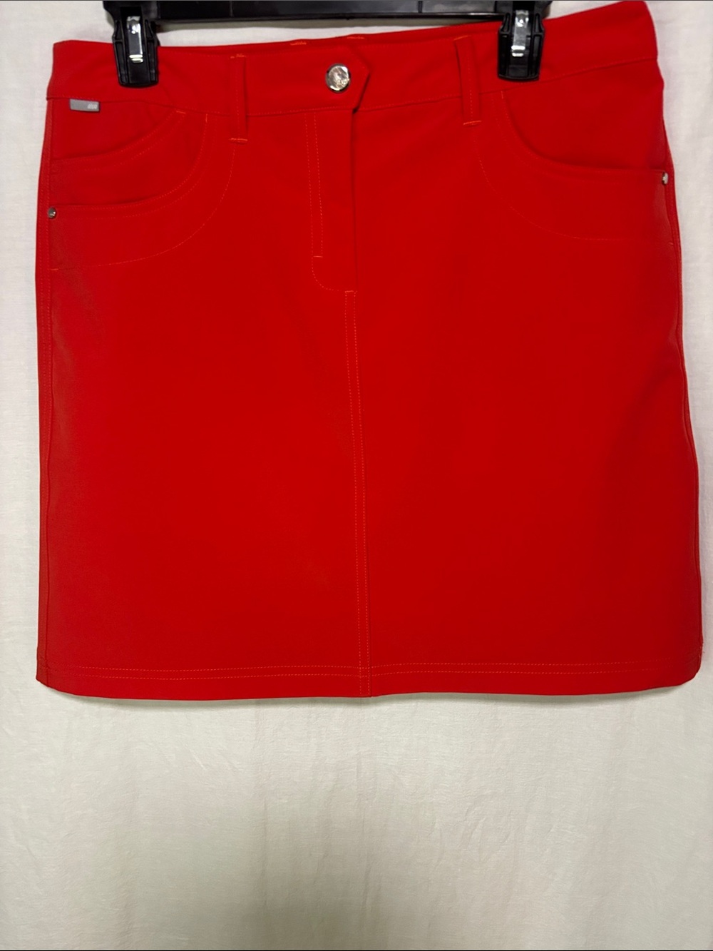 Red Women's Athletic Skort